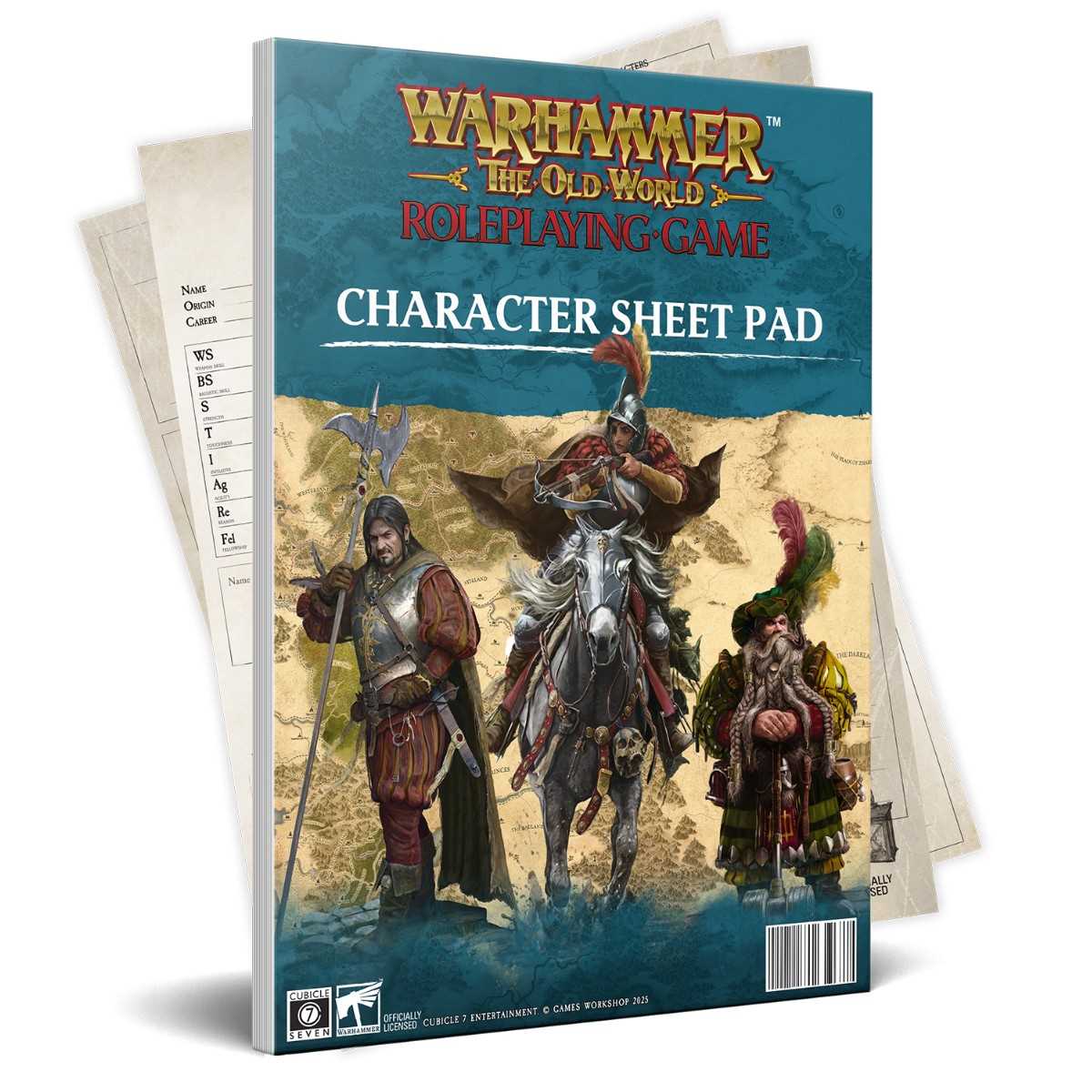 Warhammer: The Old World Roleplaying Game - Character Sheet Pad