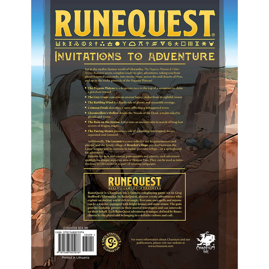 RuneQuest: The Pegasus Plateau & Other Stories
