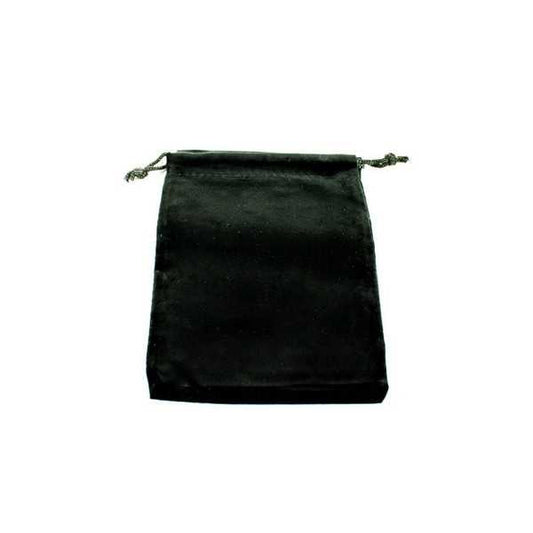 Small Suede Dice Bags: Black (Pack of 25)