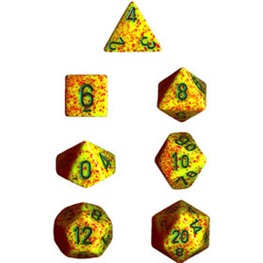 Polyhedral Dice: Speckled - Lotus (7)