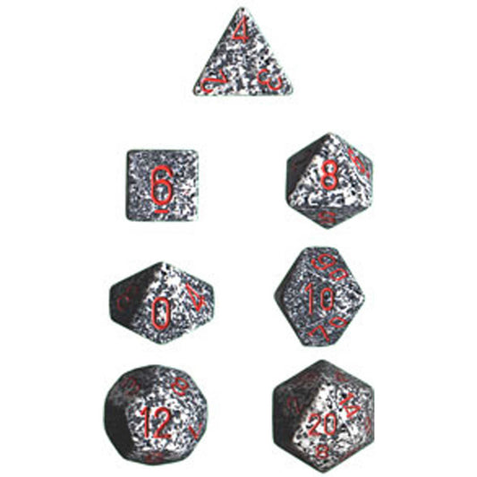 Polyhedral Dice: Speckled - Granite (7)