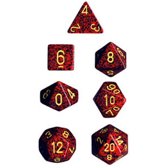 Polyhedral Dice: Speckled - Mercury (7)