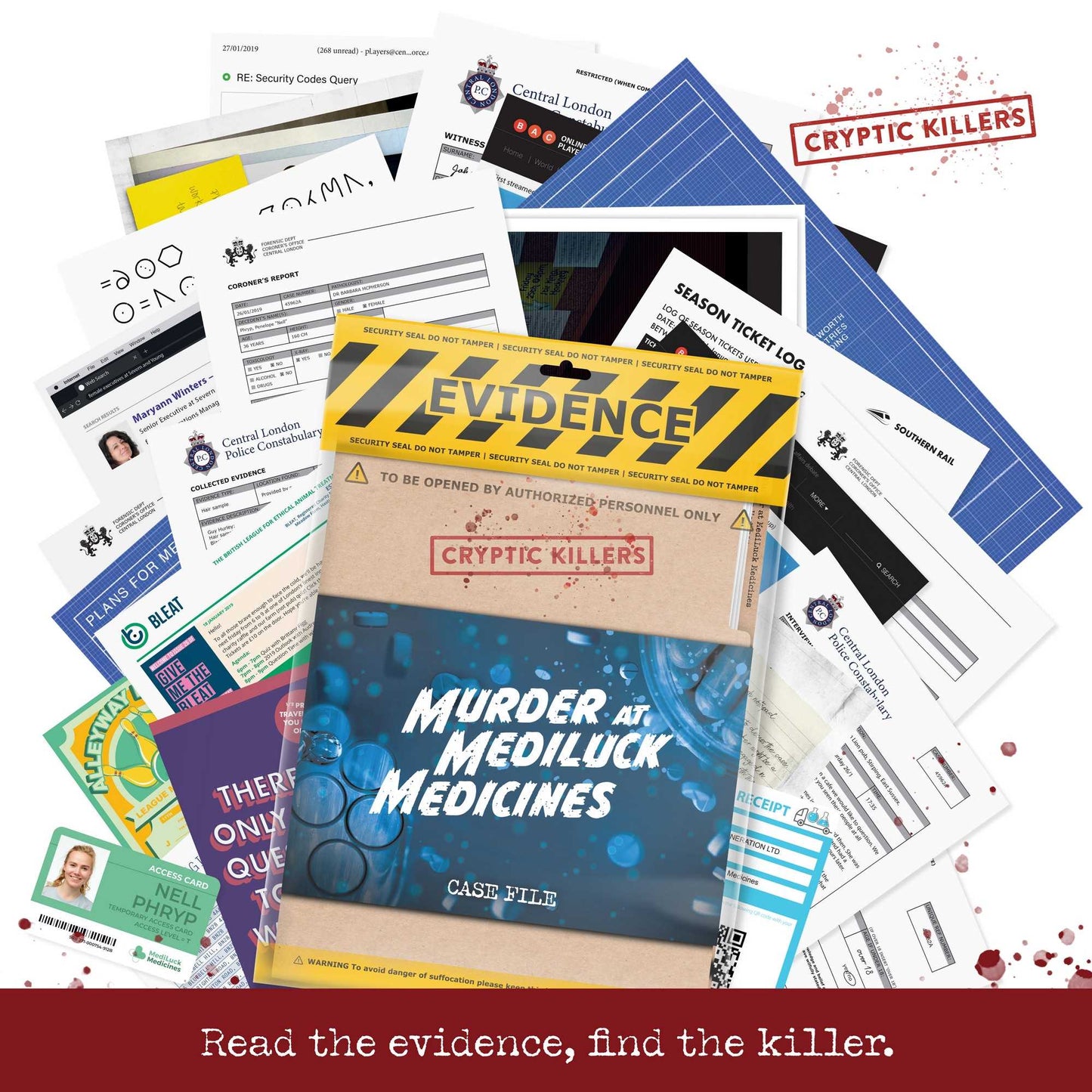 Cryptic Killers - Murder at MediLuck Medicines