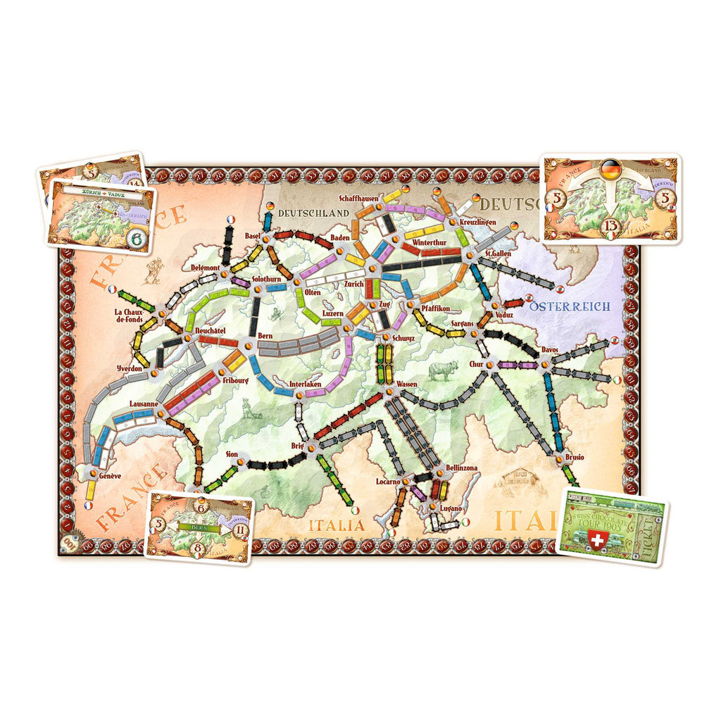 Ticket To Ride Map Collection: Volume 2 - India & Switzerland