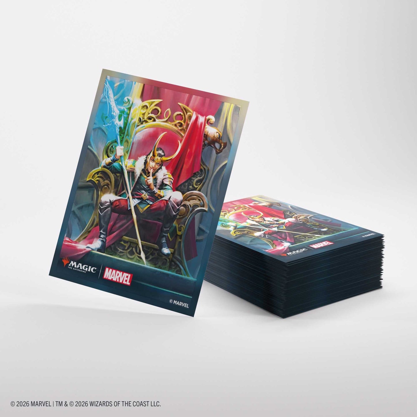 Gamegenic Magic: The Gathering Marvel Super Heroes Premium Art Sleeves - Loki/Doctor Doom