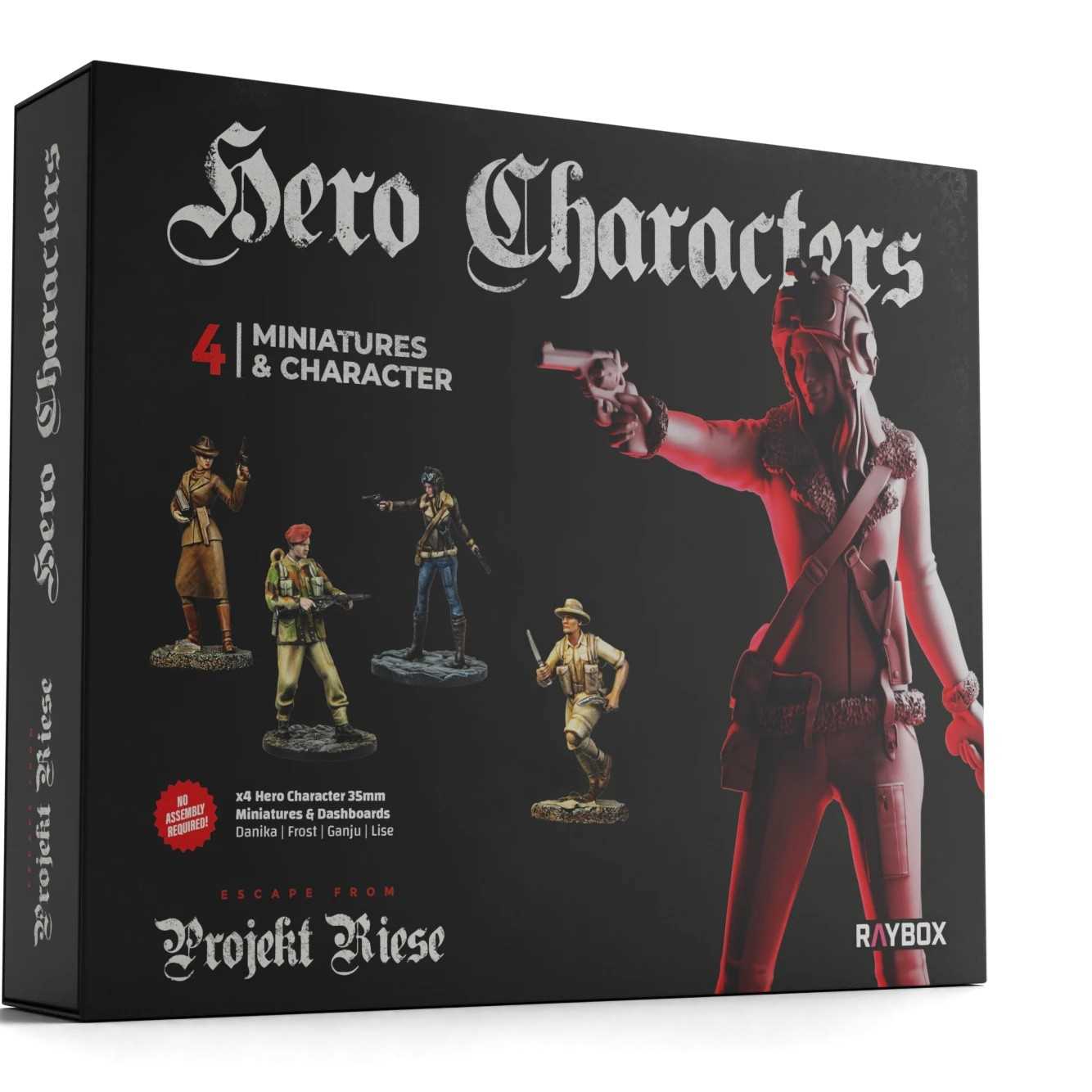 Escape from Projekt Riese: Hero Characters Miniatures Set