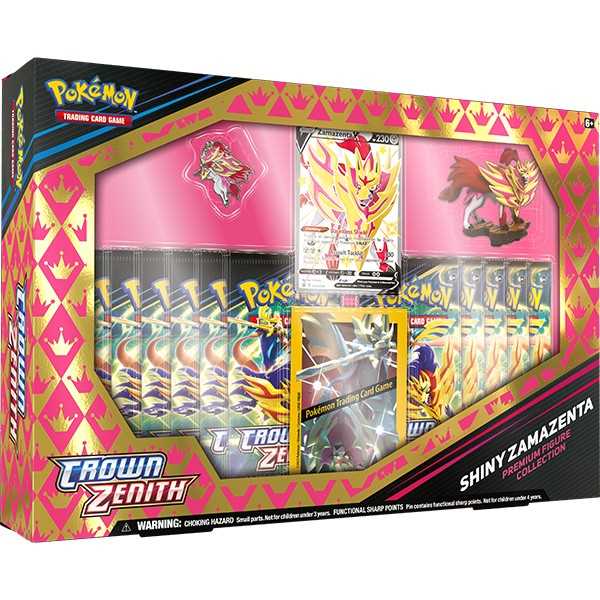 Pokemon TCG: Sword & Shield 12.5 Crown Zenith Premium Figure Collection - Shiny Zamazenta