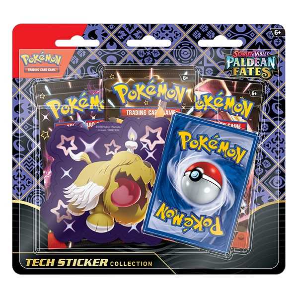 Pokémon TCG: Scarlet & Violet 4.5 Paldean Fates Tech Sticker Box - Greavard