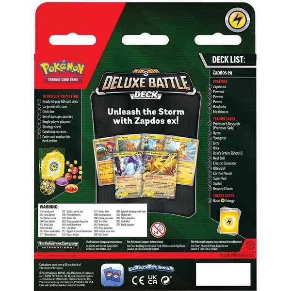 Pokémon TCG: Deluxe Battle Deck - Zapdos