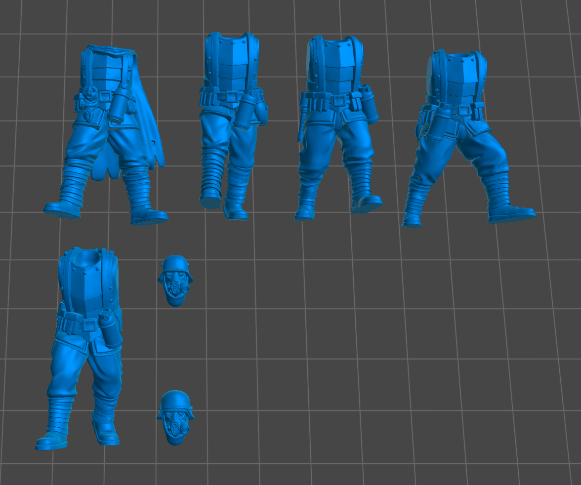 Heritic Trooper Parts