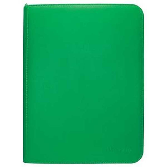 Vivid 9-Pocket Zippered PRO-Binder - Green
