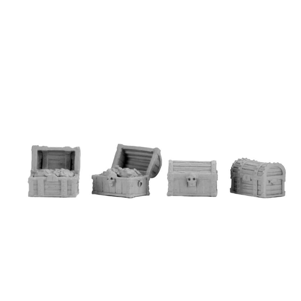 WizKids Deep Cuts Unpainted Miniatures: Chests