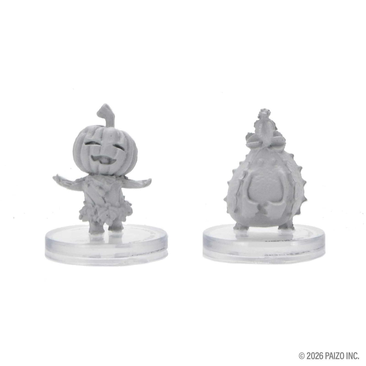 Pathfinder Battles Deep Cuts Unpainted Miniatures: Gourd Leshy and Cactus Leshy
