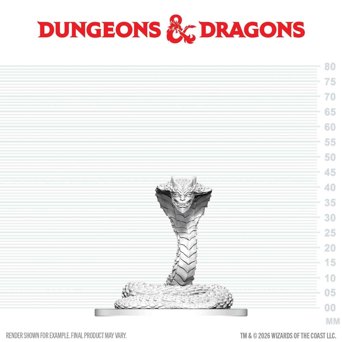 D&D Nolzur's Marvelous Miniatures: Guardian Naga (W29)