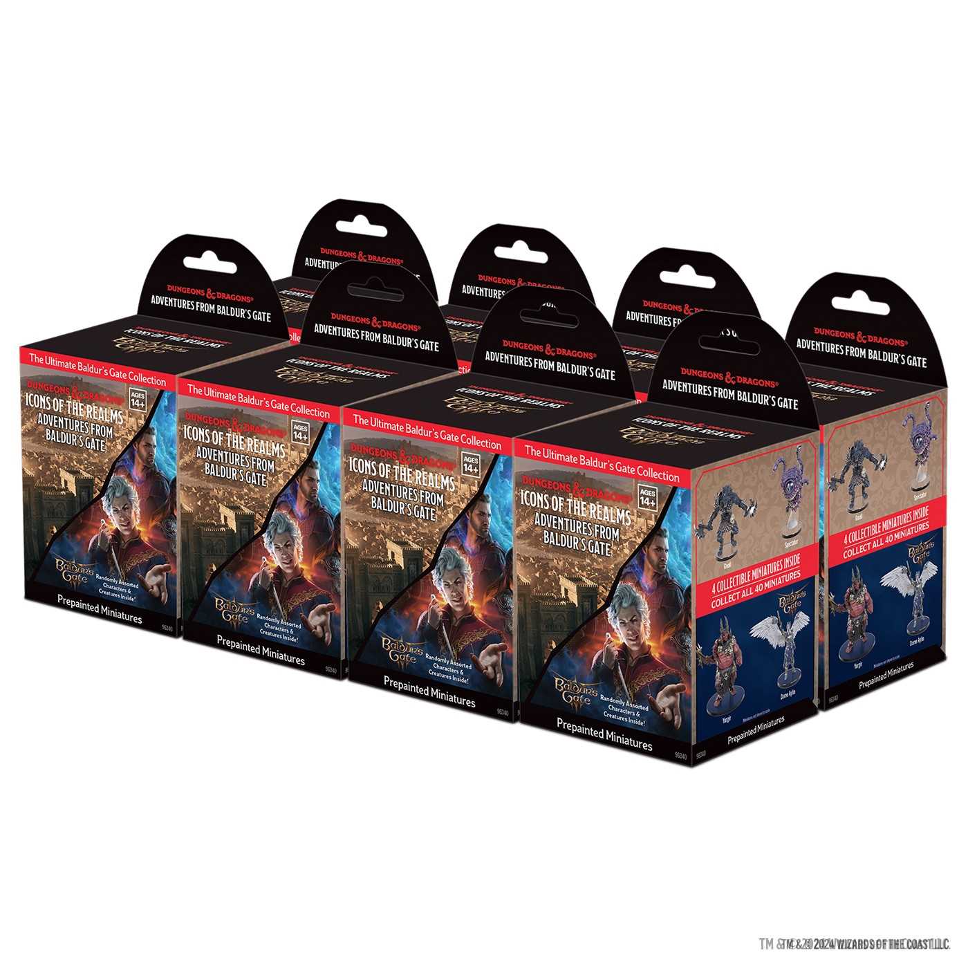 D&D Icons of the Realms: Adventures from Baldur's Gate - 8 ct. Booster Brick
