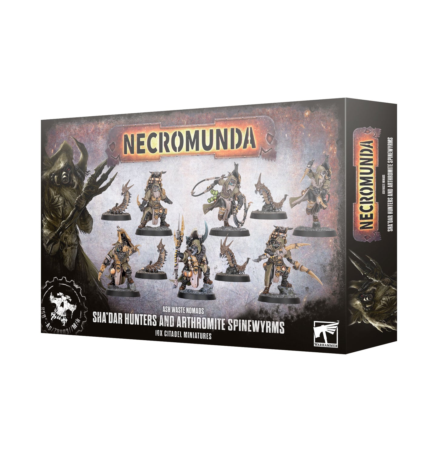 Necromunda: Ash Wastes Nomads Sha'dar Hunters & Arthromite Spinewyrms