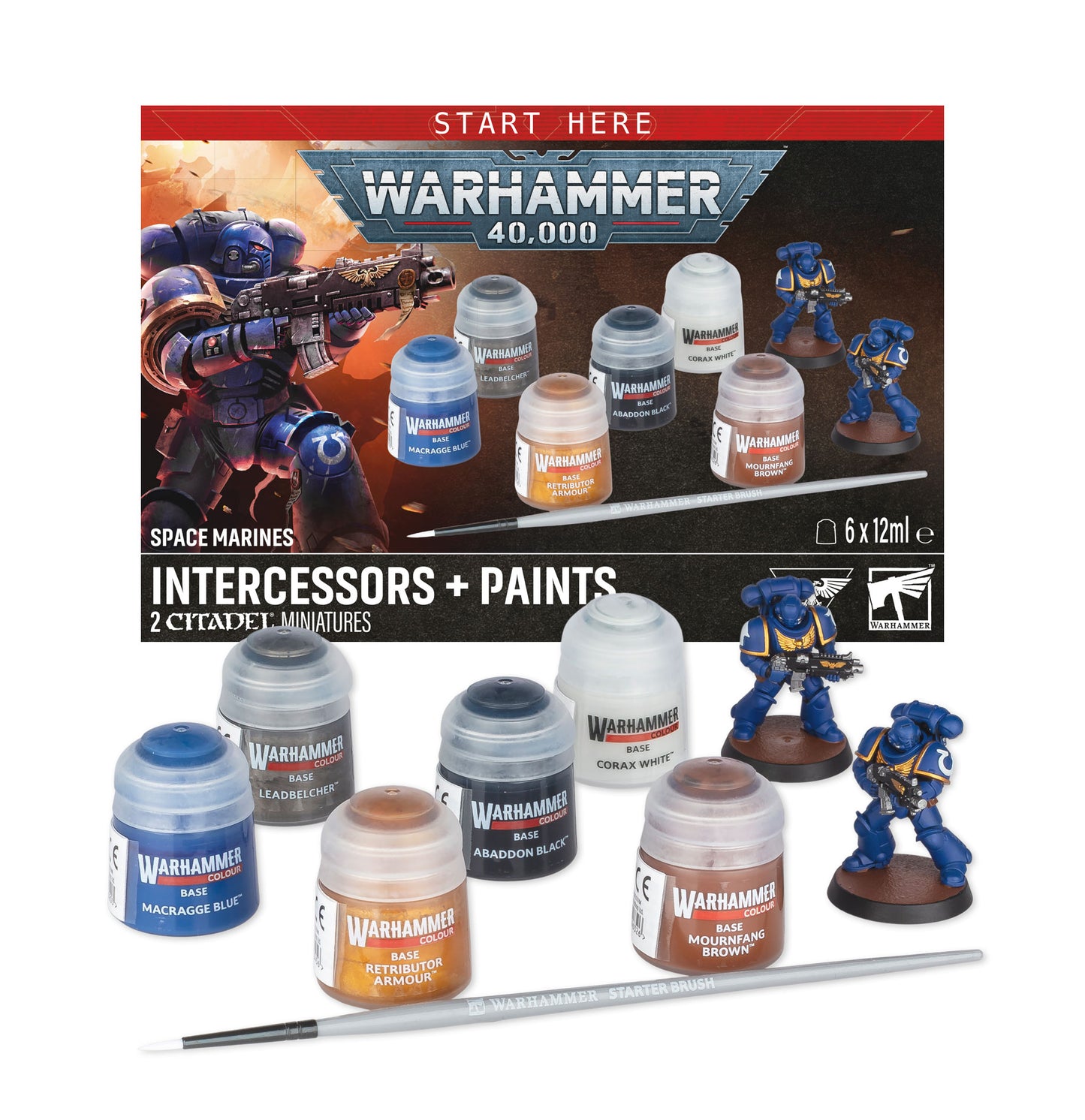 Space Marines: Intercessors + Paint