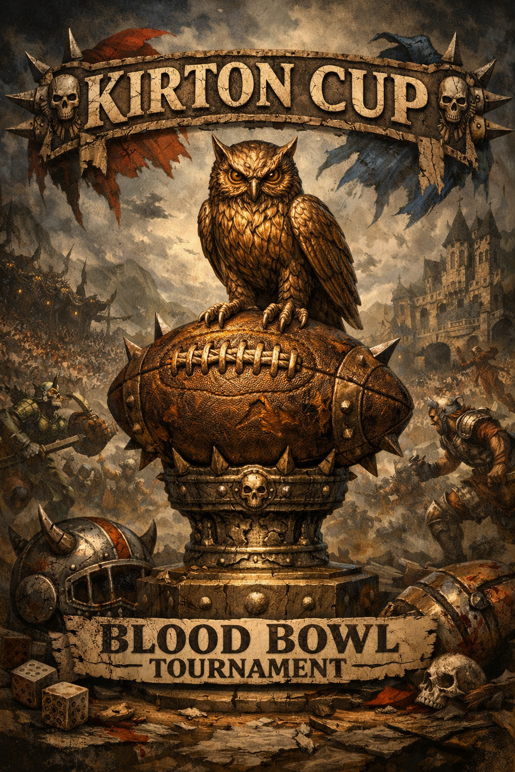 The Kirton Cup 2026 - A 1 Day Blood Bowl Tournament Saturday 14th March 2026