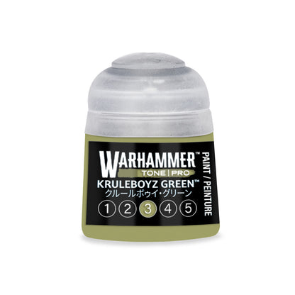 Warhammer Tone Pro Paint | Kruleboyz Green 1 - 5 Bundle