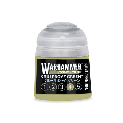 Warhammer Tone Pro Paint | Kruleboyz Green 1 - 5 Bundle