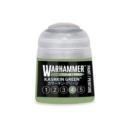 Warhammer Tone Pro Paint | Kasrkin Green 1 - 5 Bundle