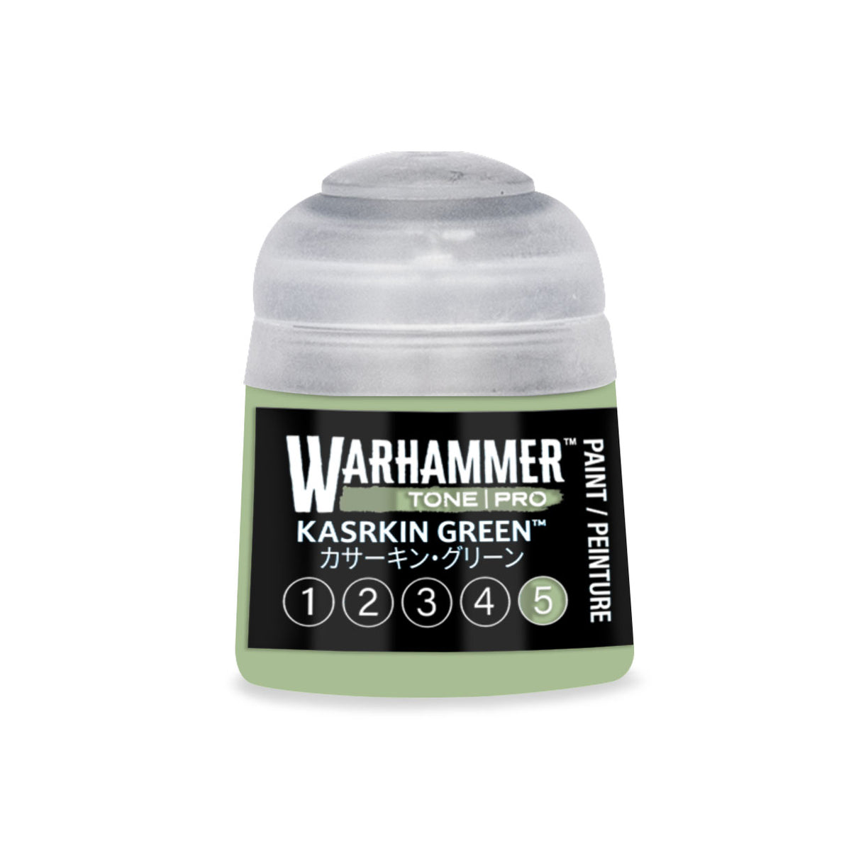 Warhammer Tone Pro Paint | Kasrkin Green 1 - 5 Bundle