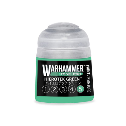 Warhammer Tone Pro Paint | Hierotek Green 1 - 5 Bundle
