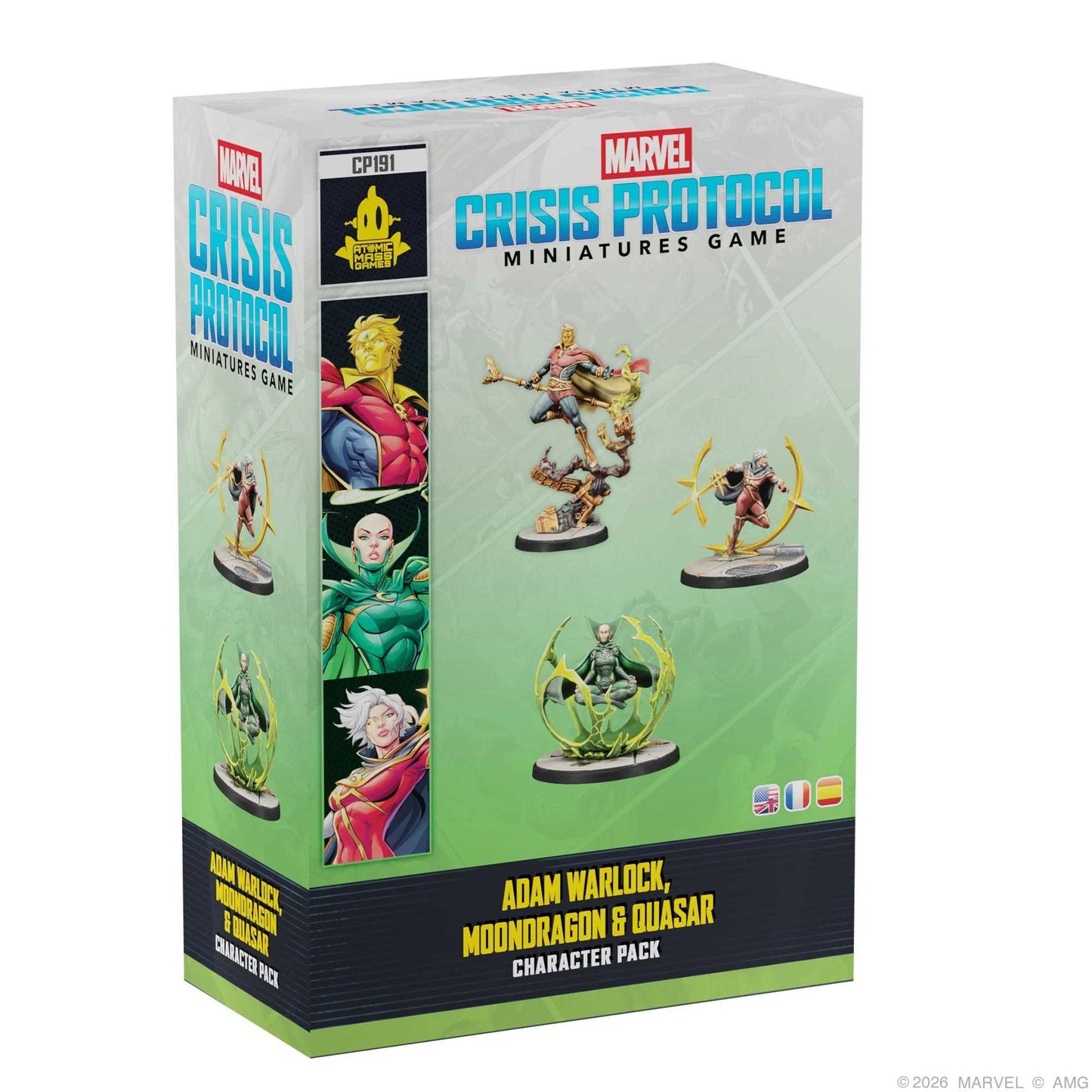 Marvel: Crisis Protocol Adam Warlock, Moondragon, Quasar Character Pack