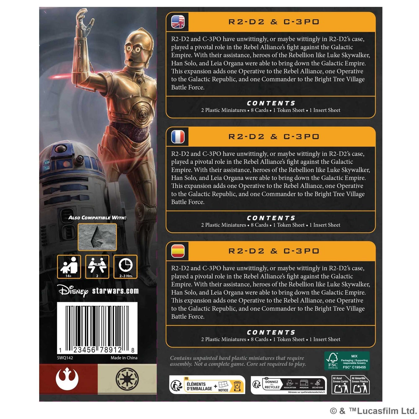 Star Wars: Legion - R2-D2 & C-3P0 Operative Expansion