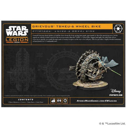 Star Wars: Legion - General Grievous' TSMEU-6 Wheel Bike