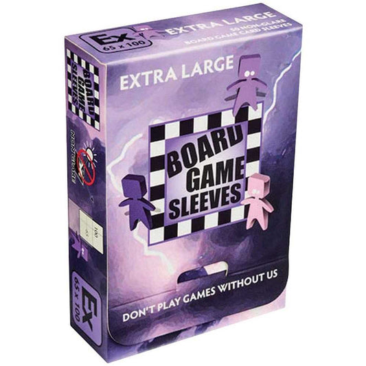 Board Game Sleeves Non Glare- Extra Large (fits cards of 65x100mm)