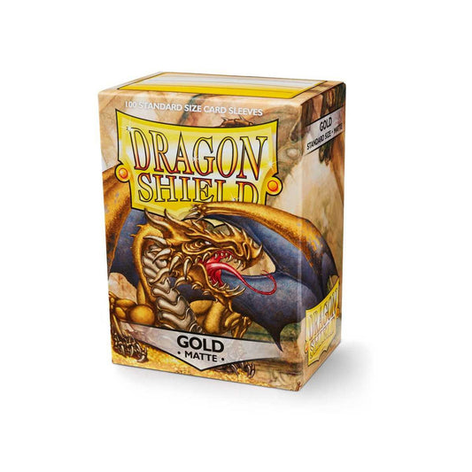 Dragon Shield Matte- Gold (100)