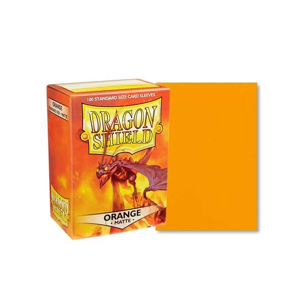 Dragon Shield Matte - Orange (100 ct. in box)