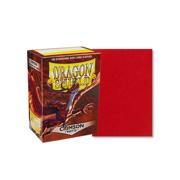 Dragon Shield Matte - Crimson (100 ct. in box)