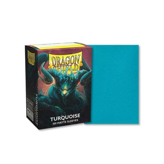 Dragon Shield Matte Sleeves Standard Size- Turquoise (100)