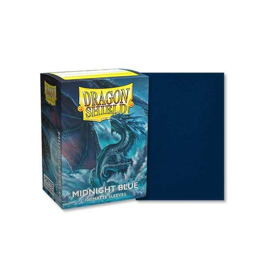 Dragon Shield Matte Sleeves Standard Size- Midnight Blue (100)