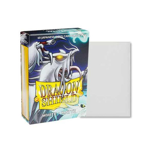 Dragon Shield Matte Japanese size- White (60 ct. In box)