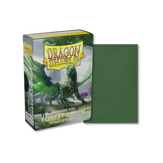 Dragon Shield Matte Sleeves Japanese Size- Forest Green (60)