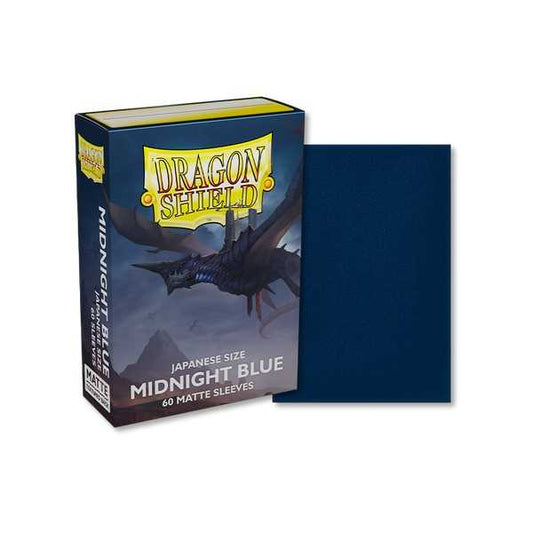 Dragon Shield Matte Sleeves Japanese Size- Midnight Blue (60)