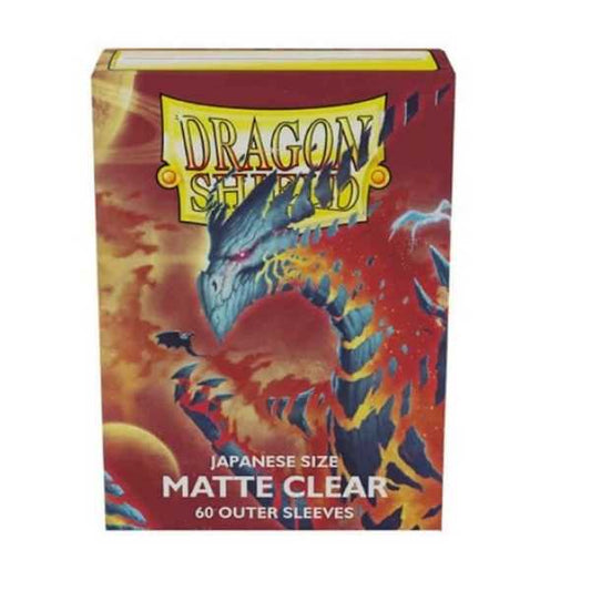Dragon Shield Japanese Size Matte Outer Sleeves - Clear (60)