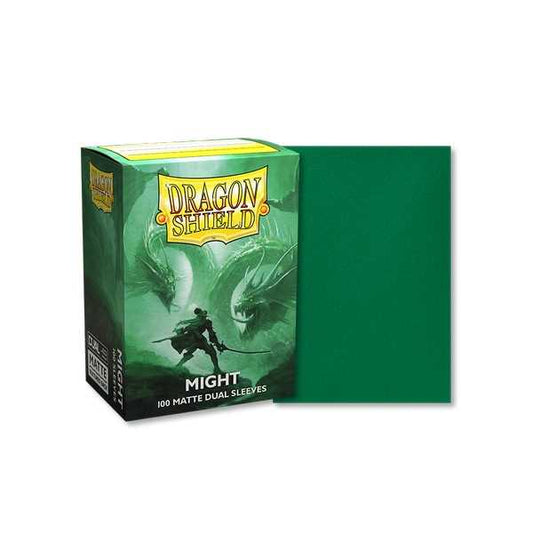 Dragon Shield Matte Dual Sleeves Standard Size- Might (100)