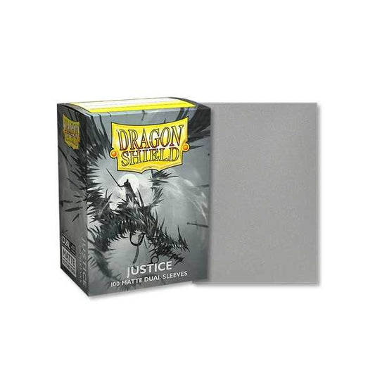Dragon Shield Matte Dual Sleeves Standard Size -Justice (100)