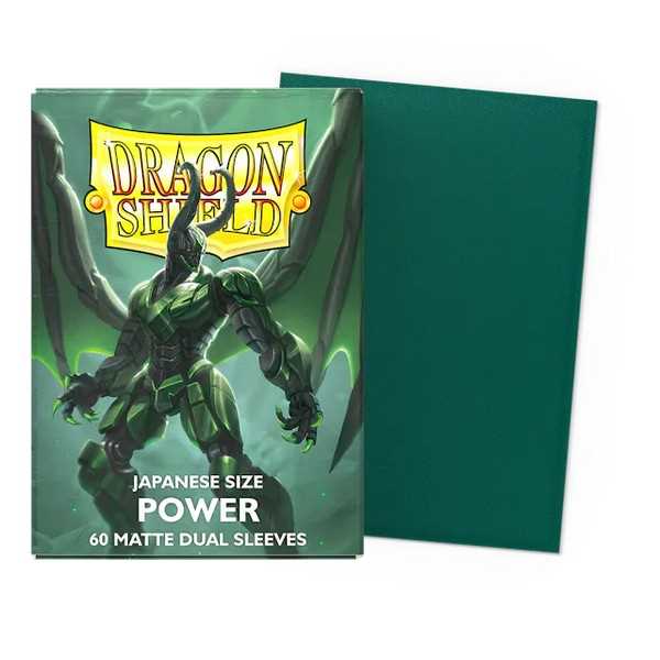 Dragon Shield Matte Dual Sleeves Japanese Size - Power (60)