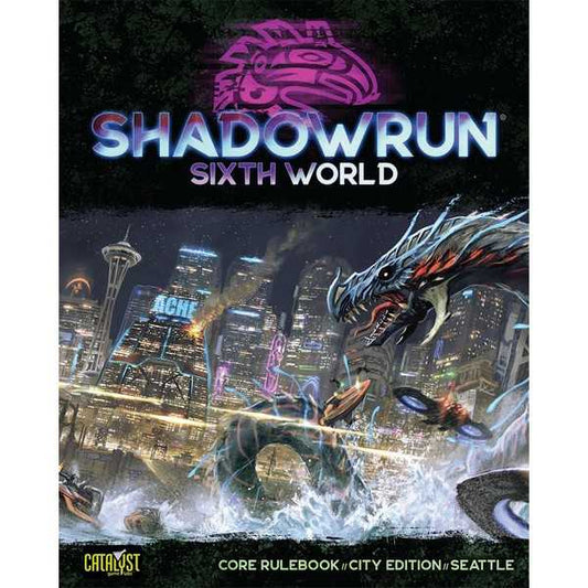 Shadowrun Sixth World Core Rule Book City Edition Seattle