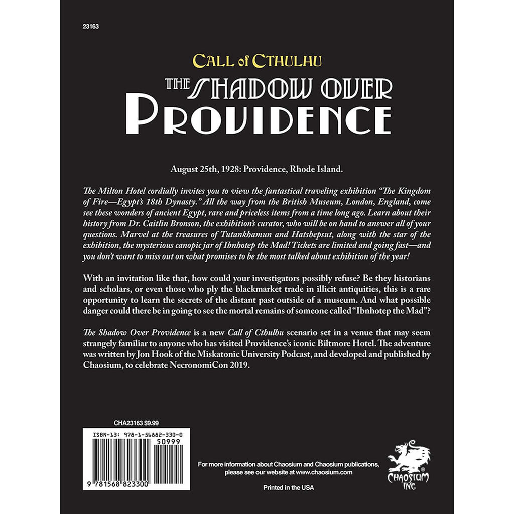 Call of Cthulhu: The Shadow Over Providence