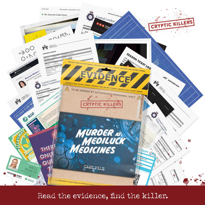 Cryptic Killers - Murder at MediLuck Medicines