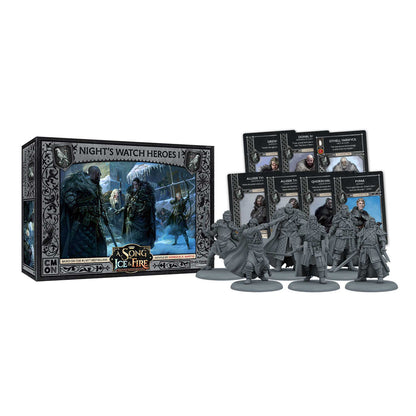 A Song of Ice & Fire: Tabletop Miniatures Game - Night's Watch Heroes I