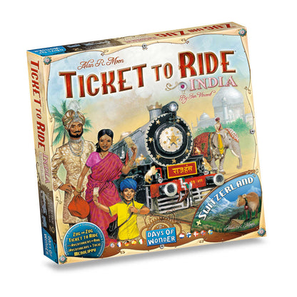 Ticket To Ride Map Collection: Volume 2 - India & Switzerland