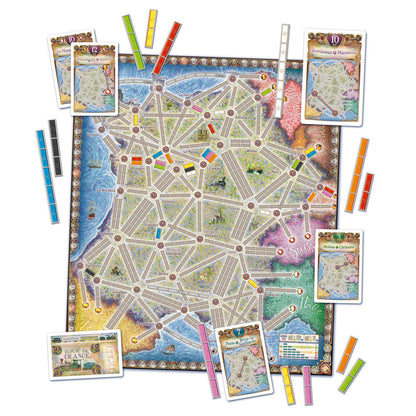 Ticket To Ride Map Collection: Volume 6 - France & Old West