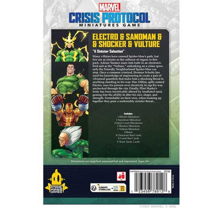 Marvel: Crisis Protocol – Electro & Sandman & Shocker & Vulture